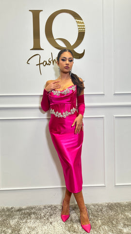 Rochie Charm Fuchsia