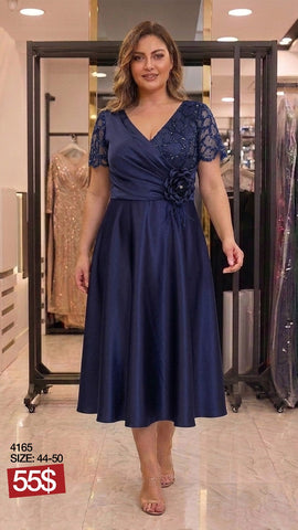 Rochie Zayra Dark Blue