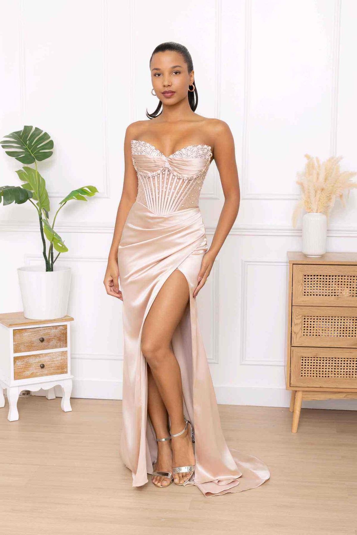 Rochie Aunicia Beige
