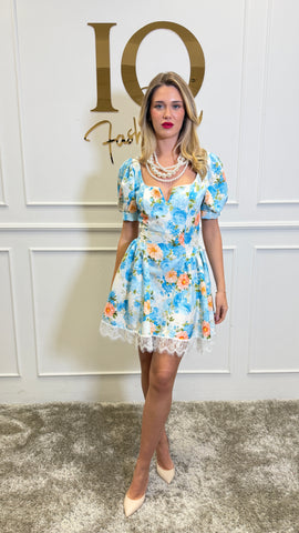 Rochie Dolce Flower Blue