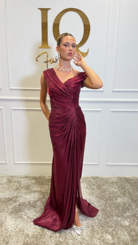 Rochie Amivia Bordo