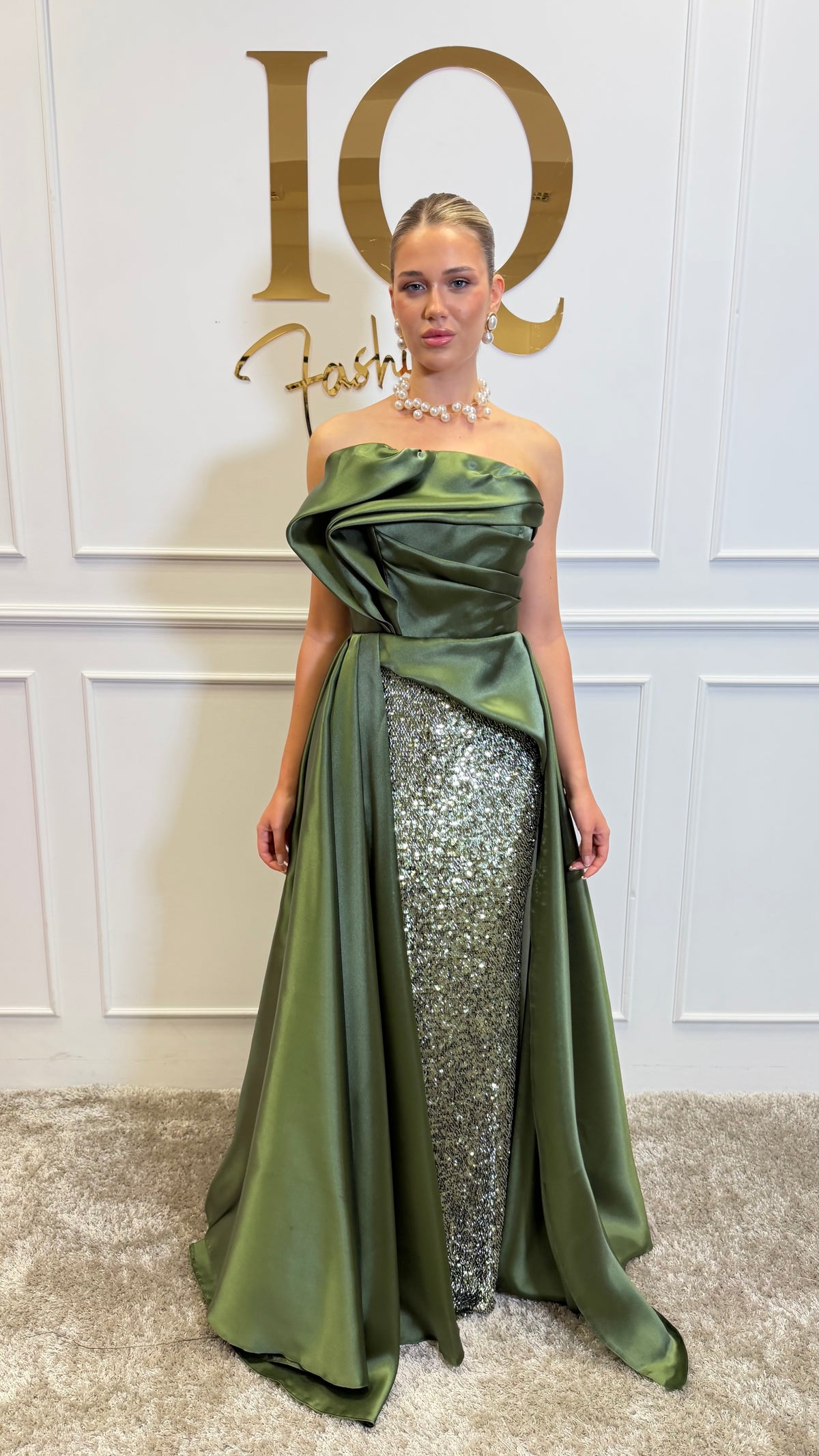 Rochie Soffya Olive Green