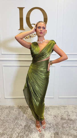 Rochie Divinetta Olive Green