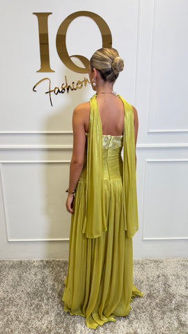 Rochie Majorie Pistachio
