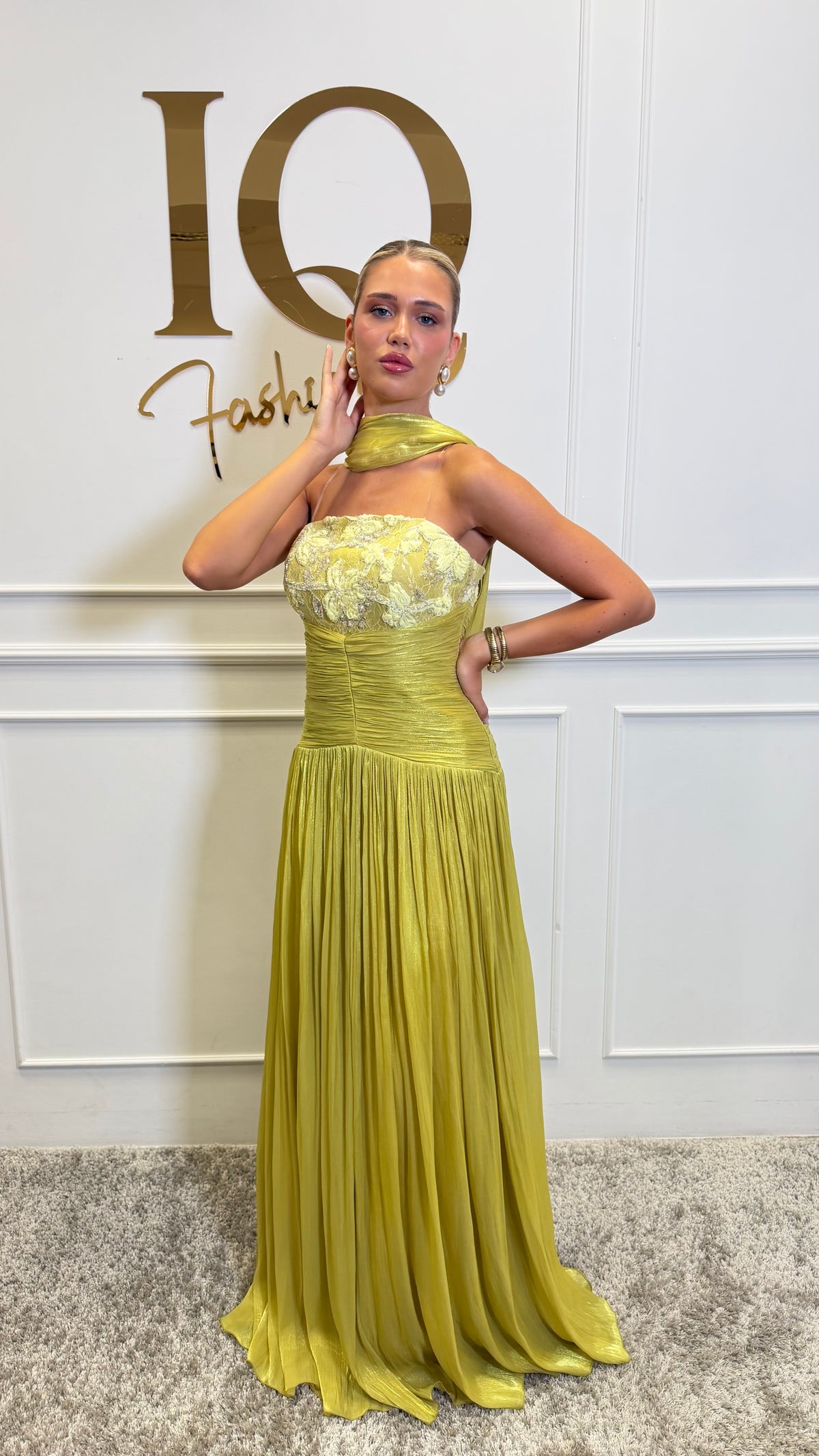 Rochie Majorie Pistachio