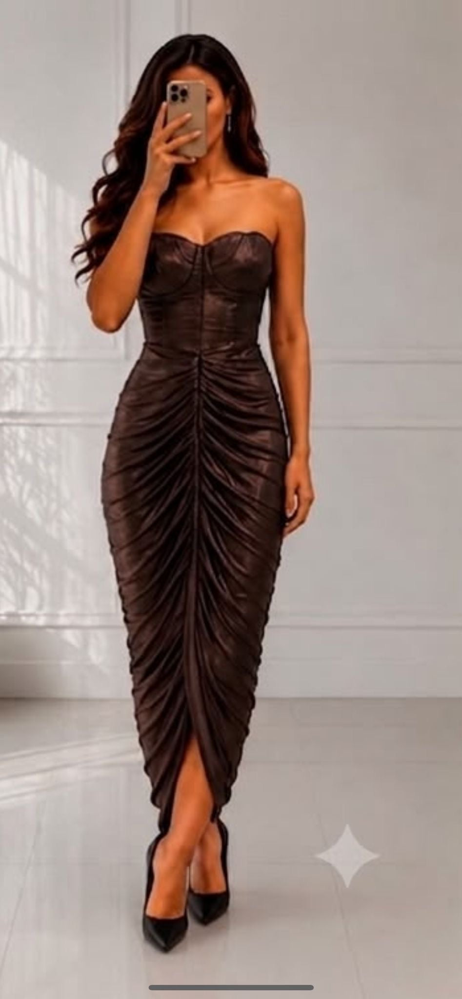 Rochie Valensia Chocolatte