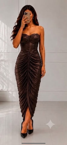 Rochie Valensia Chocolatte