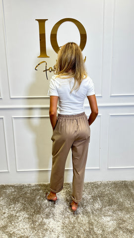 Pantaloni Trendy Beige - ELVE STYLE SRL