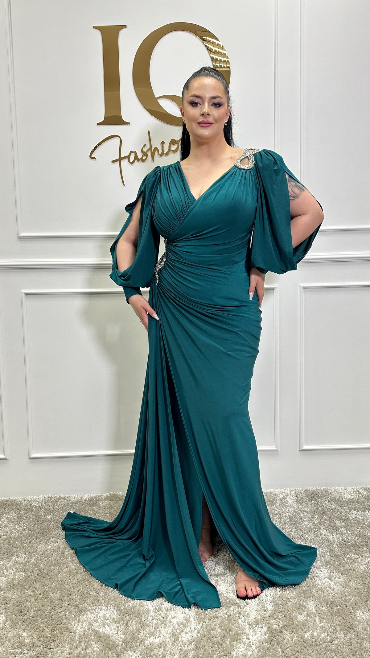 Rochie Sanessy Green