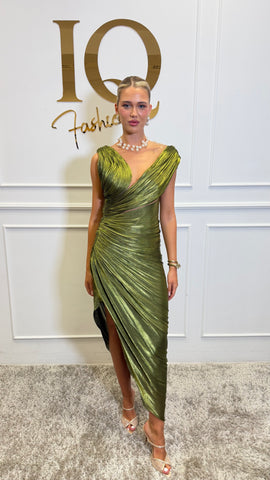 Rochie Divinetta Olive Green