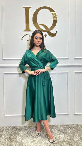 Rochie Carlino Green