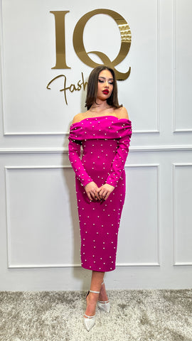 Rochie Bamby Fuchsia