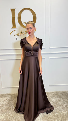 Rochie Vallerie Brown
