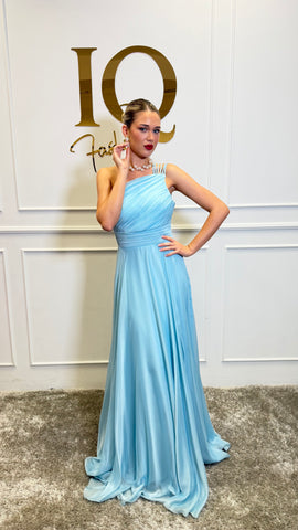 Rochie Kaseea voal Blue