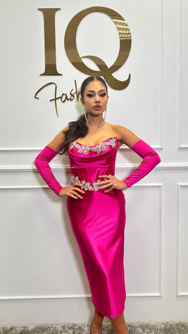 Rochie Charm Fuchsia