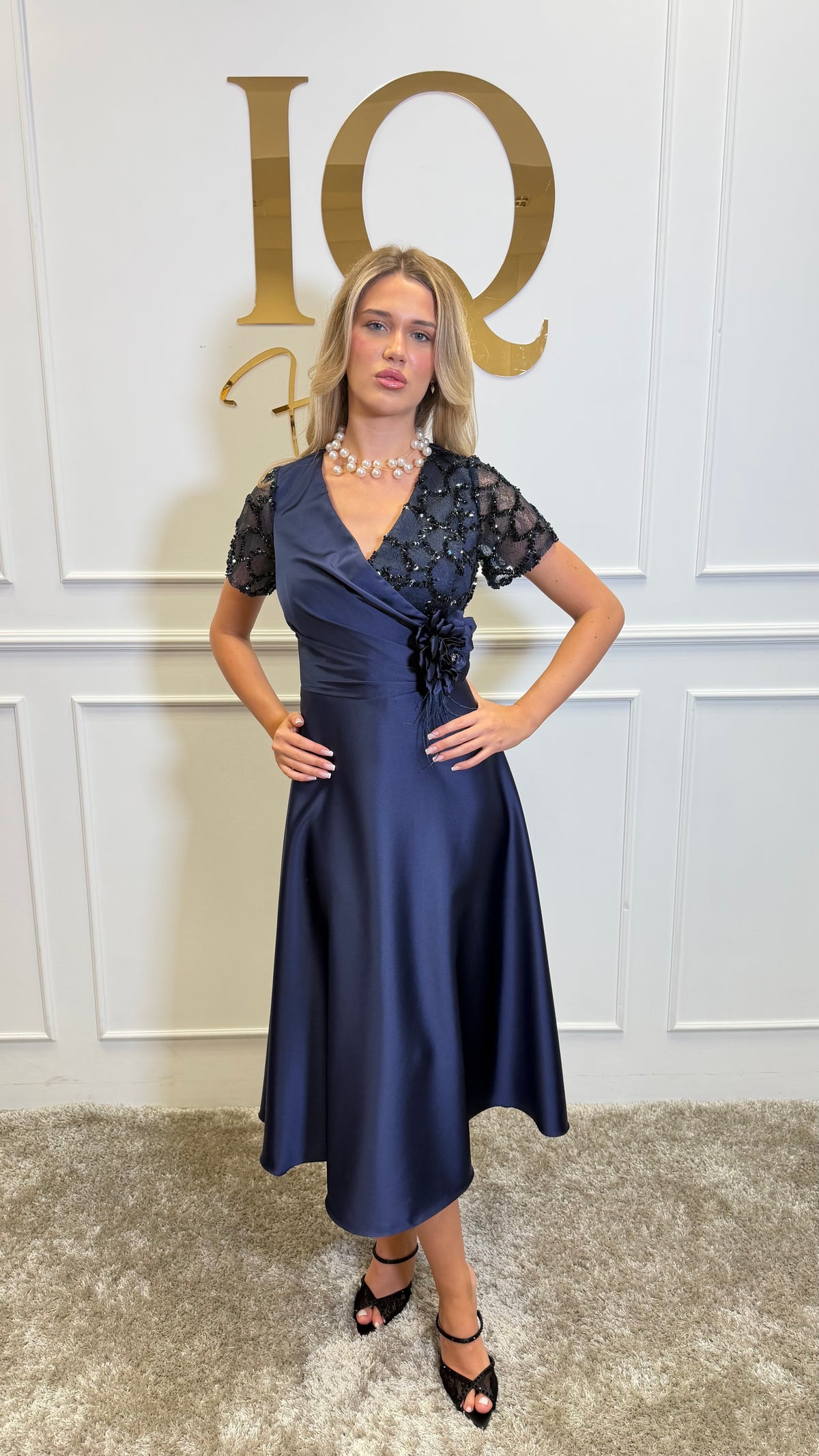 Rochie Zayra Dark Blue