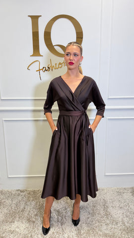 Rochie Mathilde Chocolatte