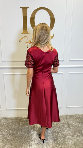 Rochie Zaffire Bordo