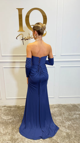 Rochie cu top Ostia Indigo
