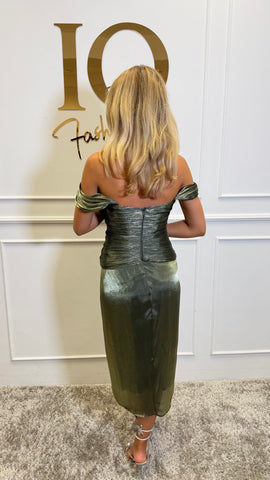 Rochie Valencia Olive