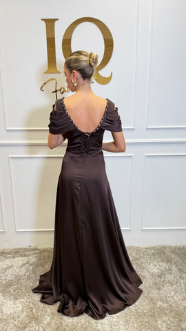 Rochie Vallerie Brown