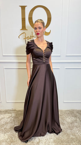 Rochie Vallerie Brown