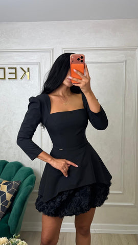 Rochie Fiorina Maneca  Black