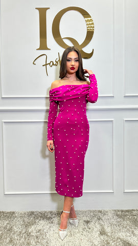 Rochie Bamby Fuchsia