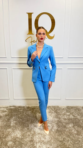 Costum Chantelle Blue by ELVE STYLE SRL, featuring a vibrant blue costume with detailed fabric and stylish design.