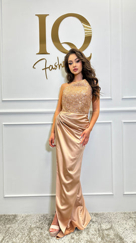 Rochie Fastima  Beige