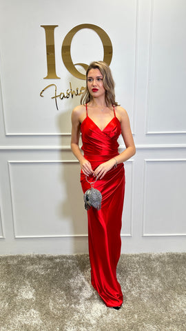 Rochie Alka Red - ELVE STYLE SRL