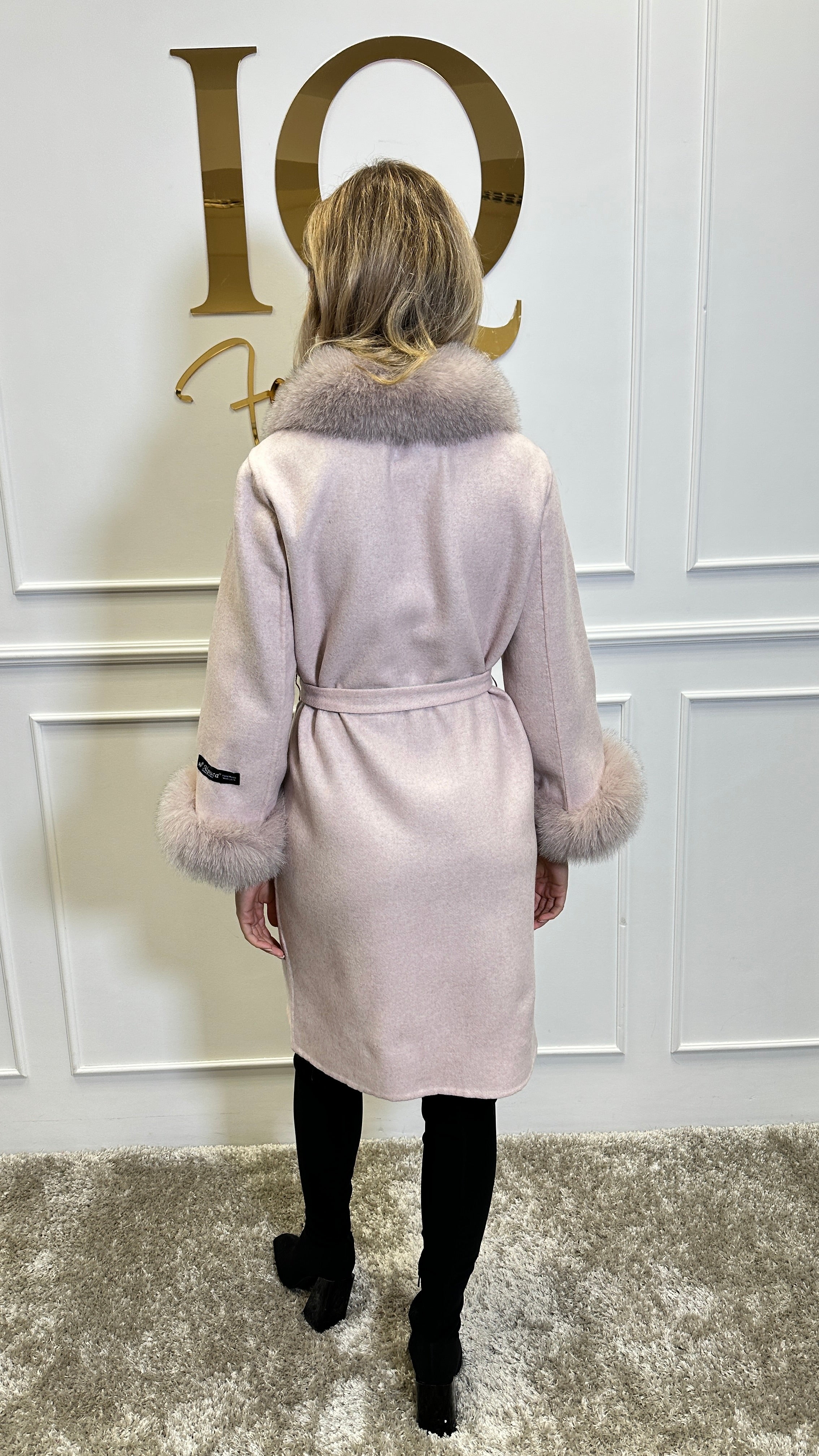 Palton alpaka Ami Roze - ELVE STYLE SRL