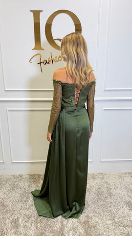 Rochie Maxxe Olive Green
