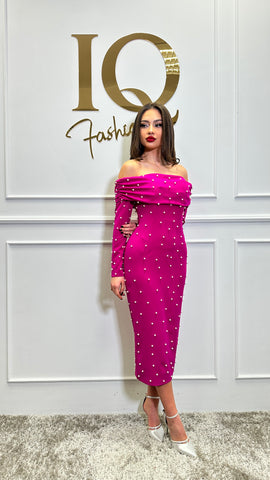 Rochie Bamby Fuchsia