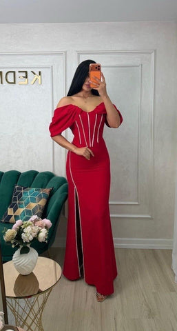Rochie Rhonda Red
