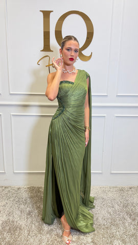 Rochie Aubrietta Olive Green