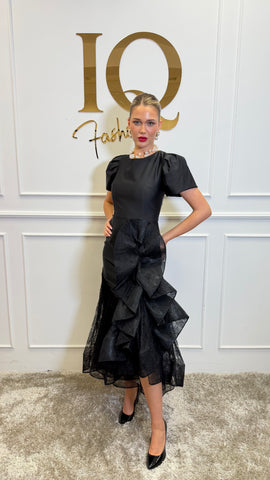 Rochie cu volan  Azzare Black