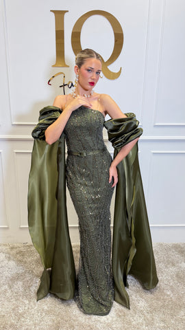 Rochie Bianette Olive Green