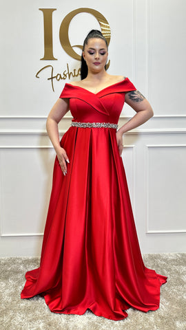 Rochie Roses Red