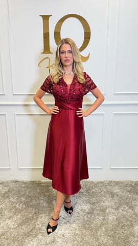 Rochie Zaffire Bordo