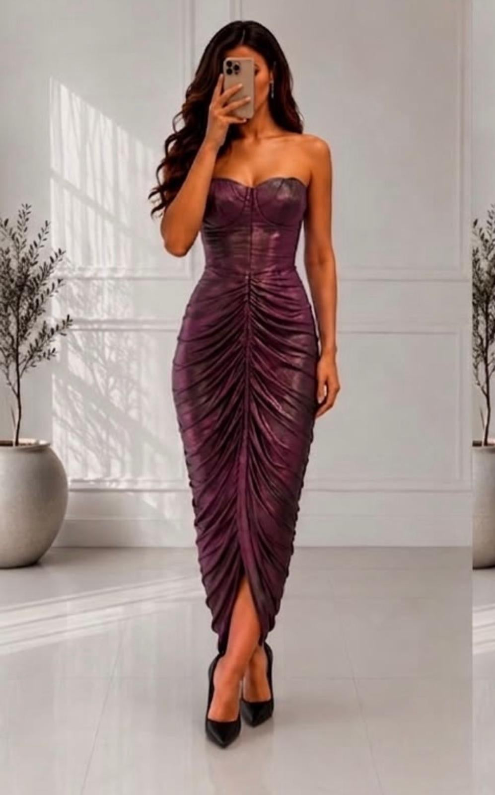 Rochie Valensia Bordo