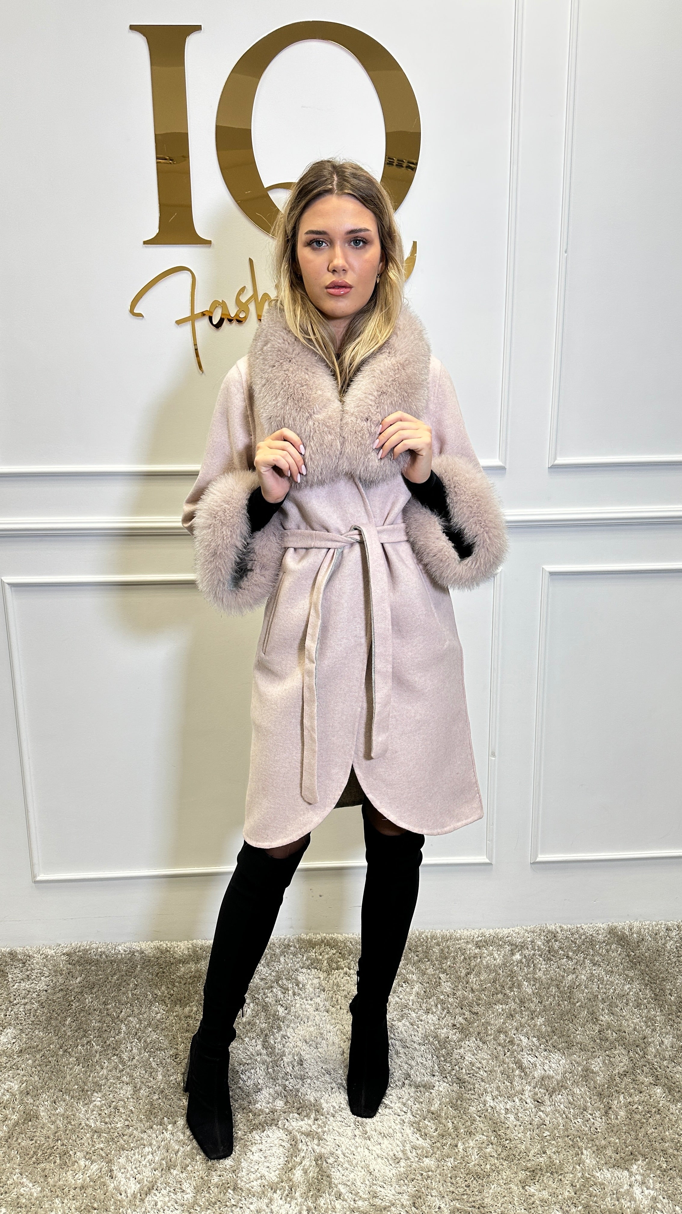 Palton alpaka Ami Roze - ELVE STYLE SRL