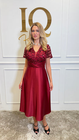 Rochie Zaffire Bordo