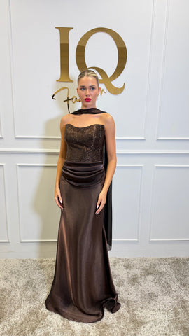 Rochie Astia Coffe