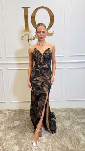 Set rochie si corset Nazella Black