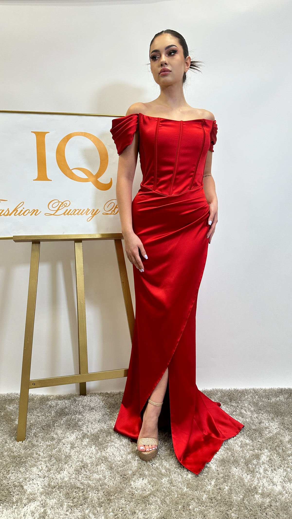 Rochie Purify lunga Red