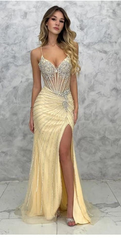 Rochie Merissia Butter Yellow