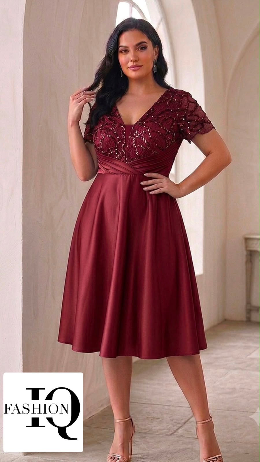 Rochie Zaffire Bordo