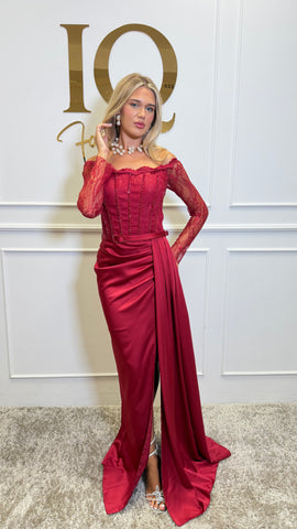 Rochie Maxxe Bordo